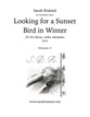Looking for a Sunset Bird in Winter SA choral sheet music cover